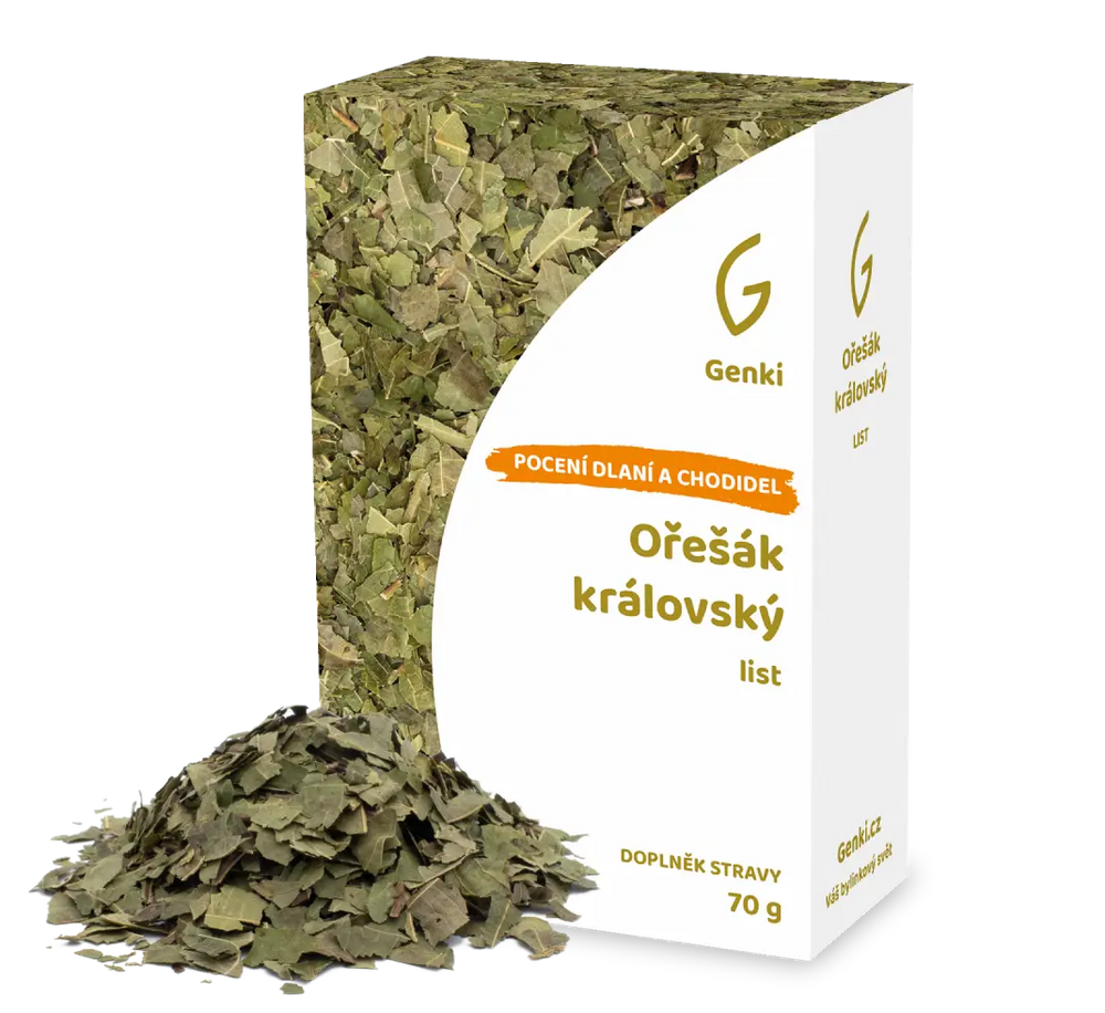 Ořešák královský - list