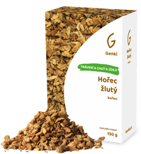 Hořec žlutý - kořen