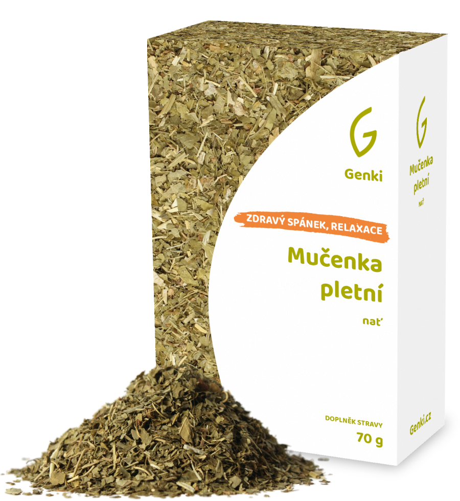 Mučenka pletní - nať