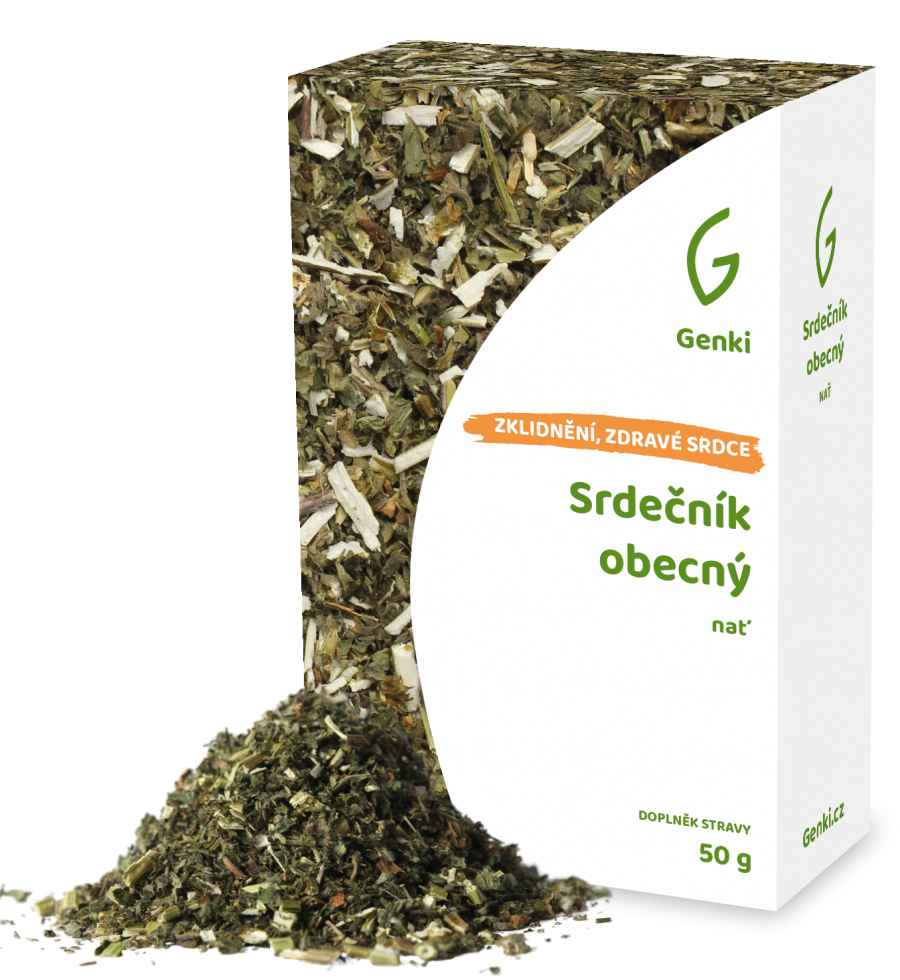 Srdečník obecný - nať